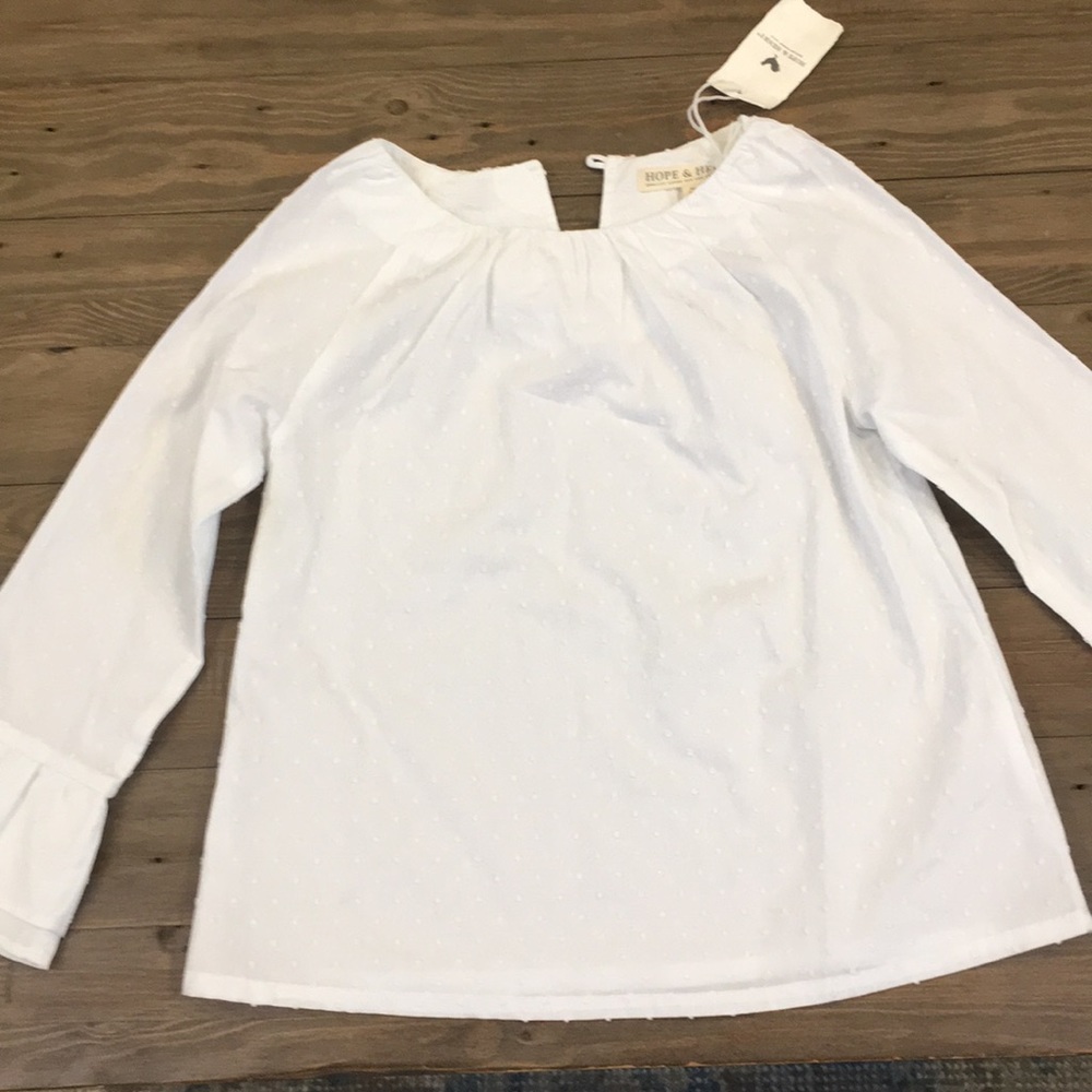 Hope and Henry White Top